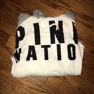Cropped PINK hooded tee